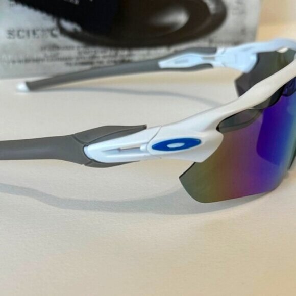 Oakley Radar EV PRIZM Polarized Blue OO9208 White-Gray Frame - Picture 5 of 11
